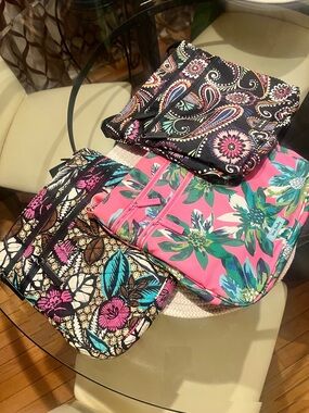 Lot! Three. Vera Bradley Floral Crossbody Trio + wallet